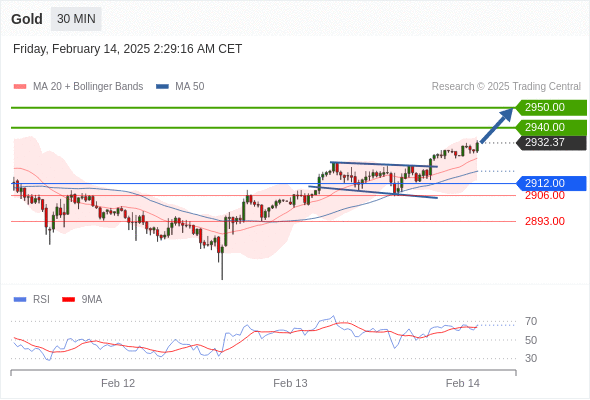 每日策略:02/14 外汇黄金原油行情分析