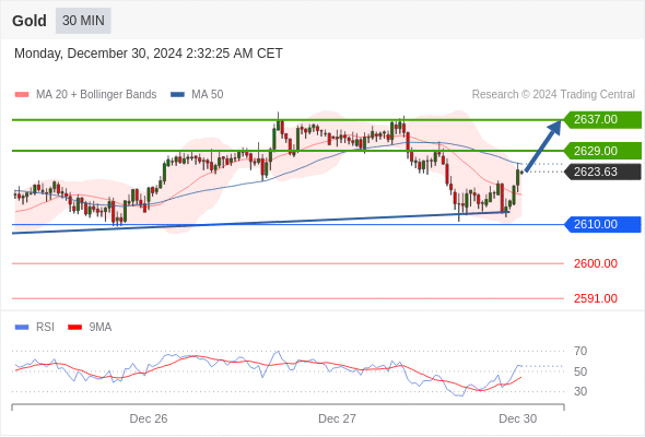 每日策略:12/30 外汇黄金原油行情分析