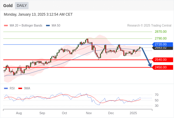 每日策略:01/13 外汇黄金原油行情分析