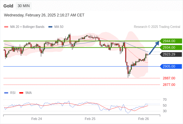 每日策略:02/26 外汇黄金原油行情分析