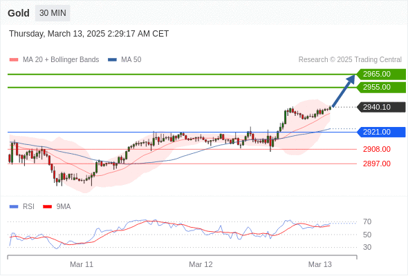 每日策略:03/13 外汇黄金原油行情分析