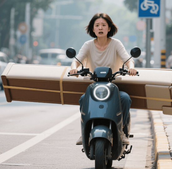 买了大物件骑电车咋运?新规下求解!