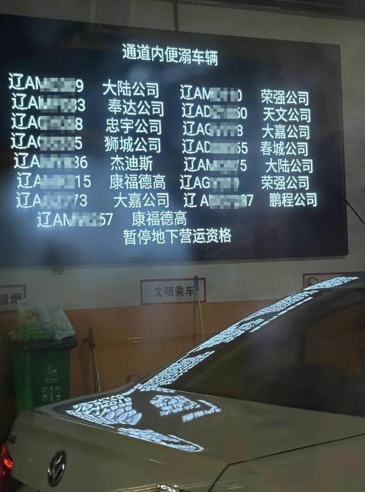 司机在沈阳站地下停车场通道便溺,15辆出租车被暂停地下营运资格