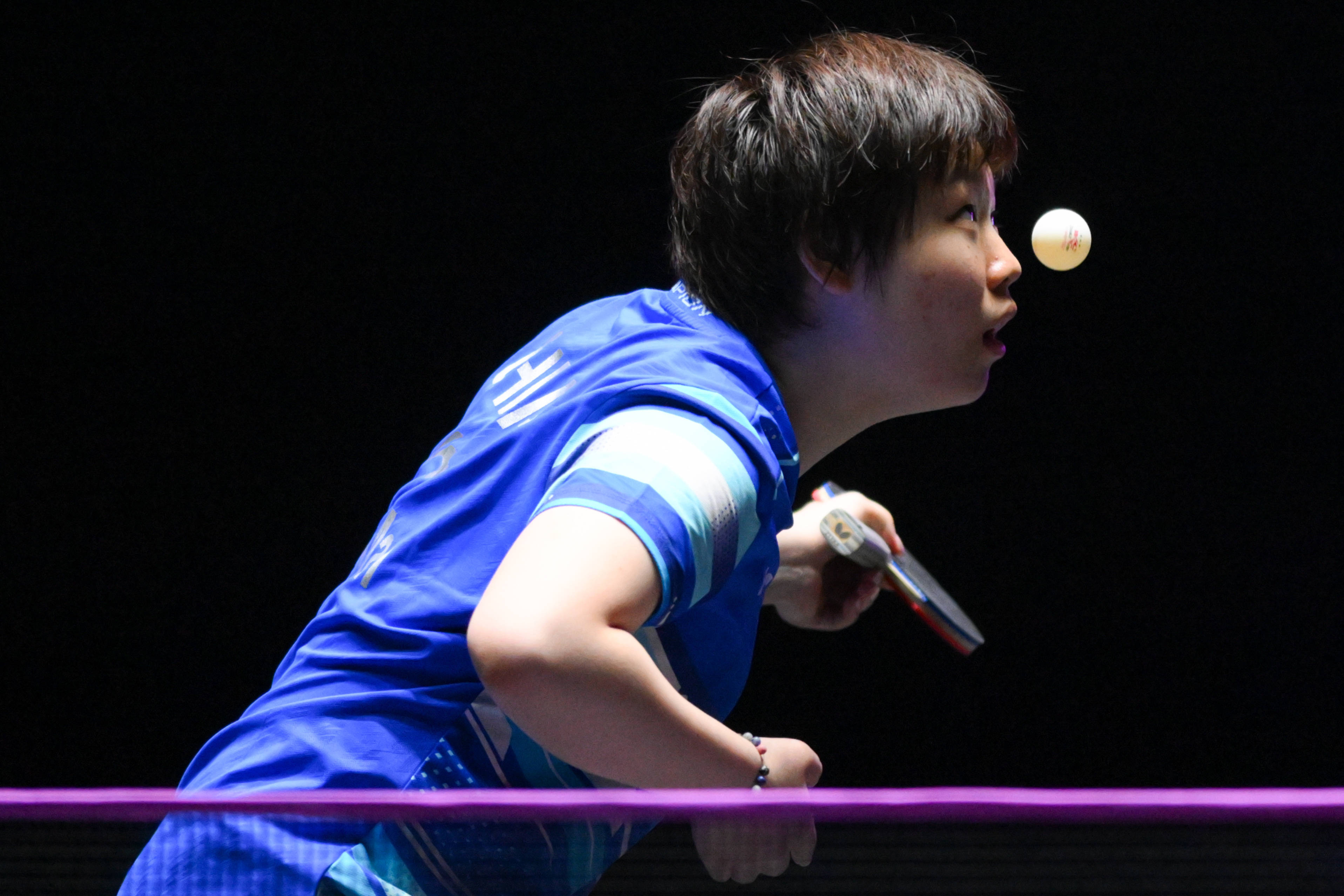 (体育)乒乓球——WTT澳门冠军赛:蒯曼晋级女单16强